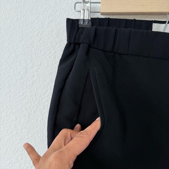 Wilfred- Black Crepe Dorantal Pull On Trouser Pants Size 2 - Picture 3 of 9